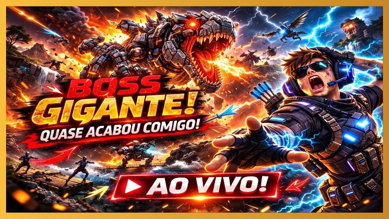 O MAIOR BOSS QUE JÁ ENFRENTEI!  🔴AO VIVO!