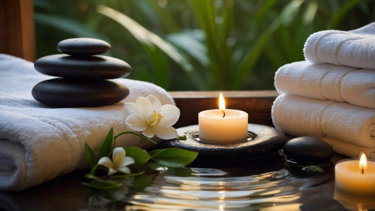Relaxing Spa Music 🌿 Deep Stress Relief, Calm Your Mind with Peaceful Healing Piano 3