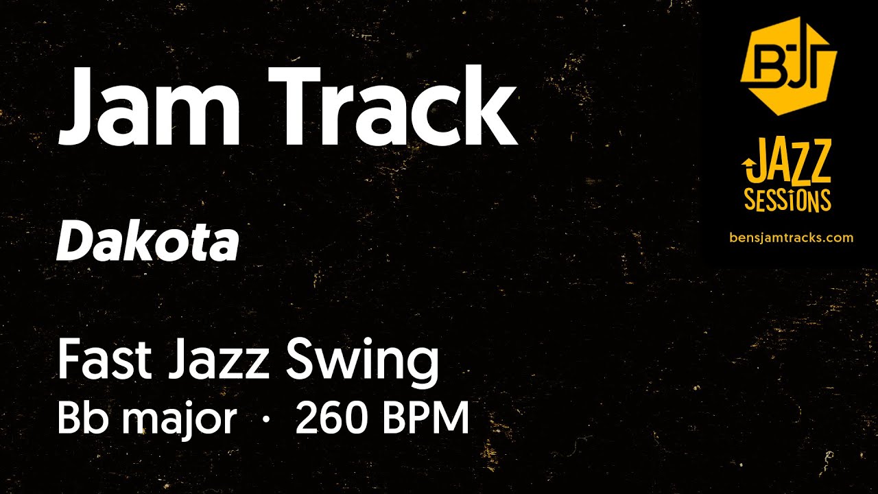 Dakota (Cherokee) - Fast Jazz Swing in Bb major Jam Track