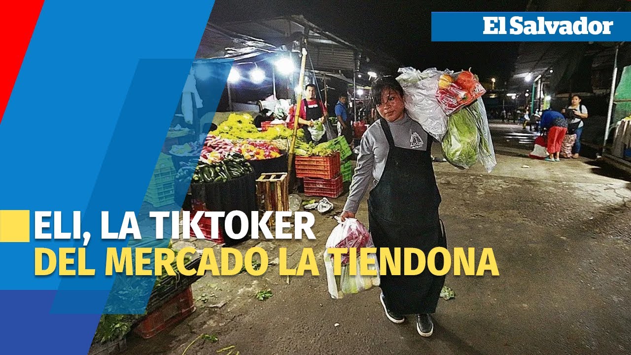 Eli, la tiktoker que trabaja en el mercado La Tiendona