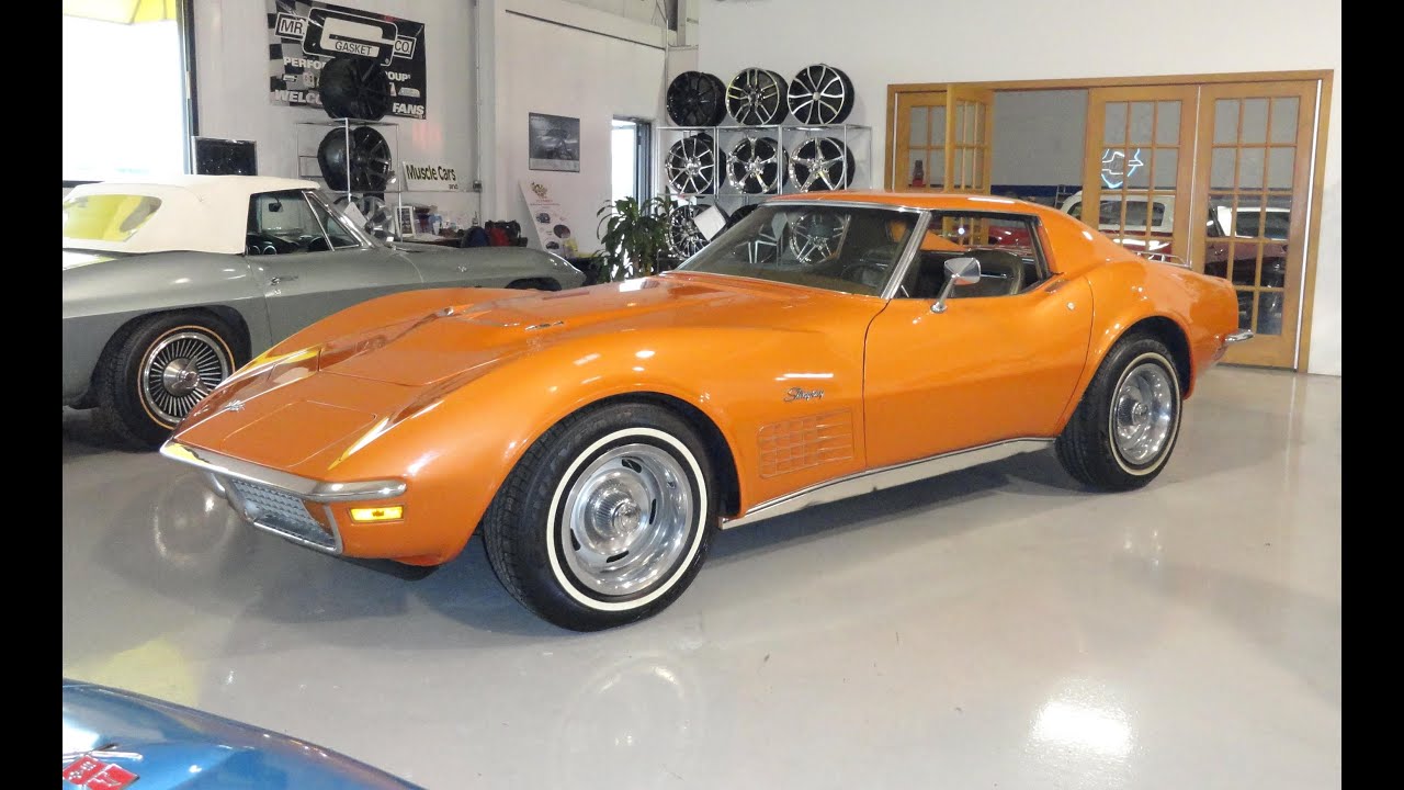 1972 Chevrolet Chevy Corvette 454 engine in Ontario Orange Paint - My Car Story with Lou Costabile