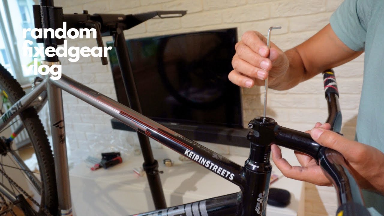 Stormy day. Time to do Some Bike Maintenance | Random Fixed Gear Vlog