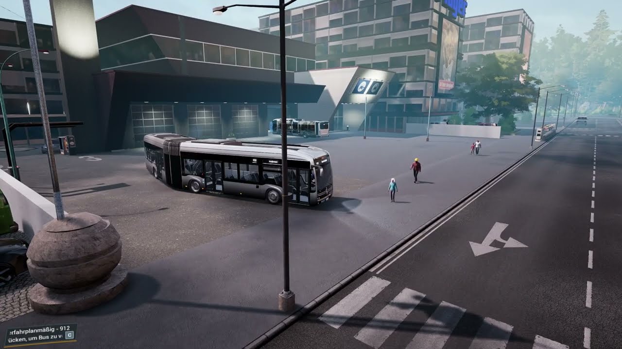 Bus Sim 21: eCitaro G fahren durch die Innenstadt