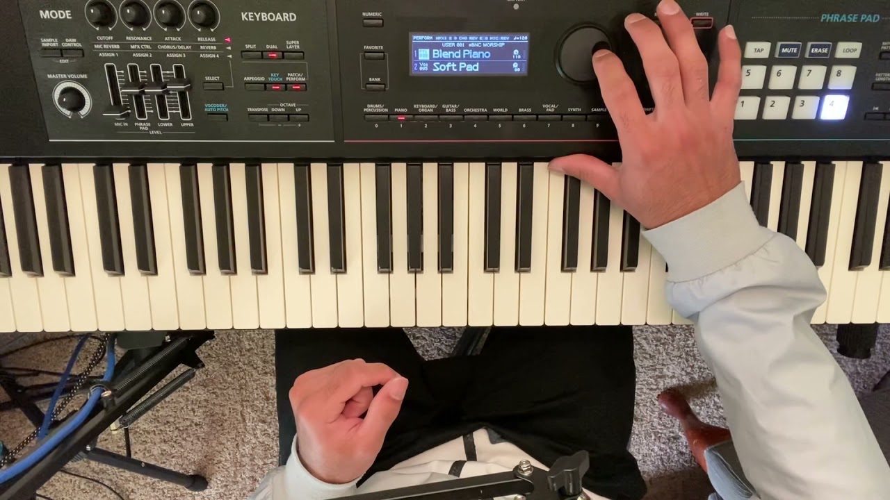 Mis pianos y pads para tocar en vivo [Roland Juno DS]