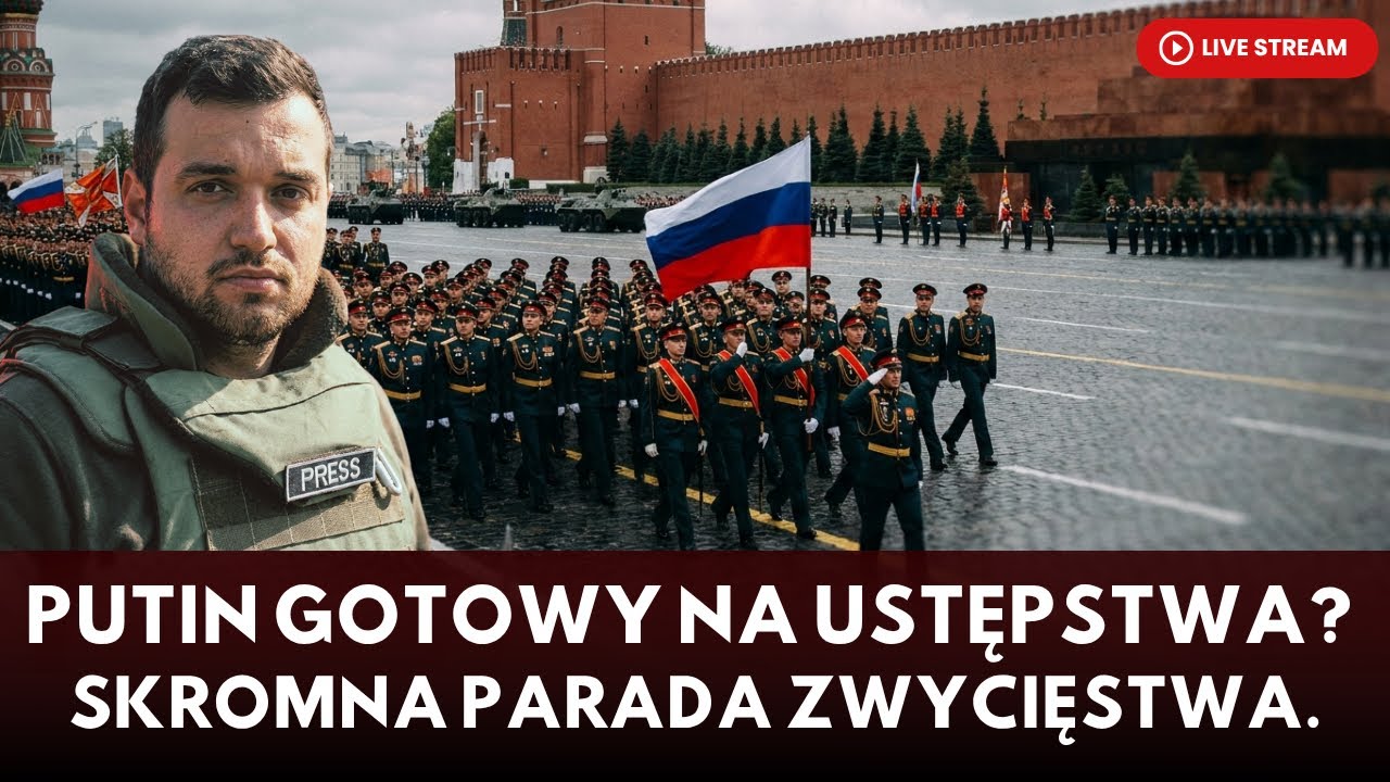 Skromna parada zwycięstwa. Putin ma problem. Jest szansa na pok&oacute;j? Raport Mateusza Lachowskiego.