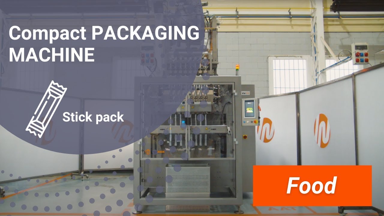 Compact packaging machine for monodose stickpack | SP9