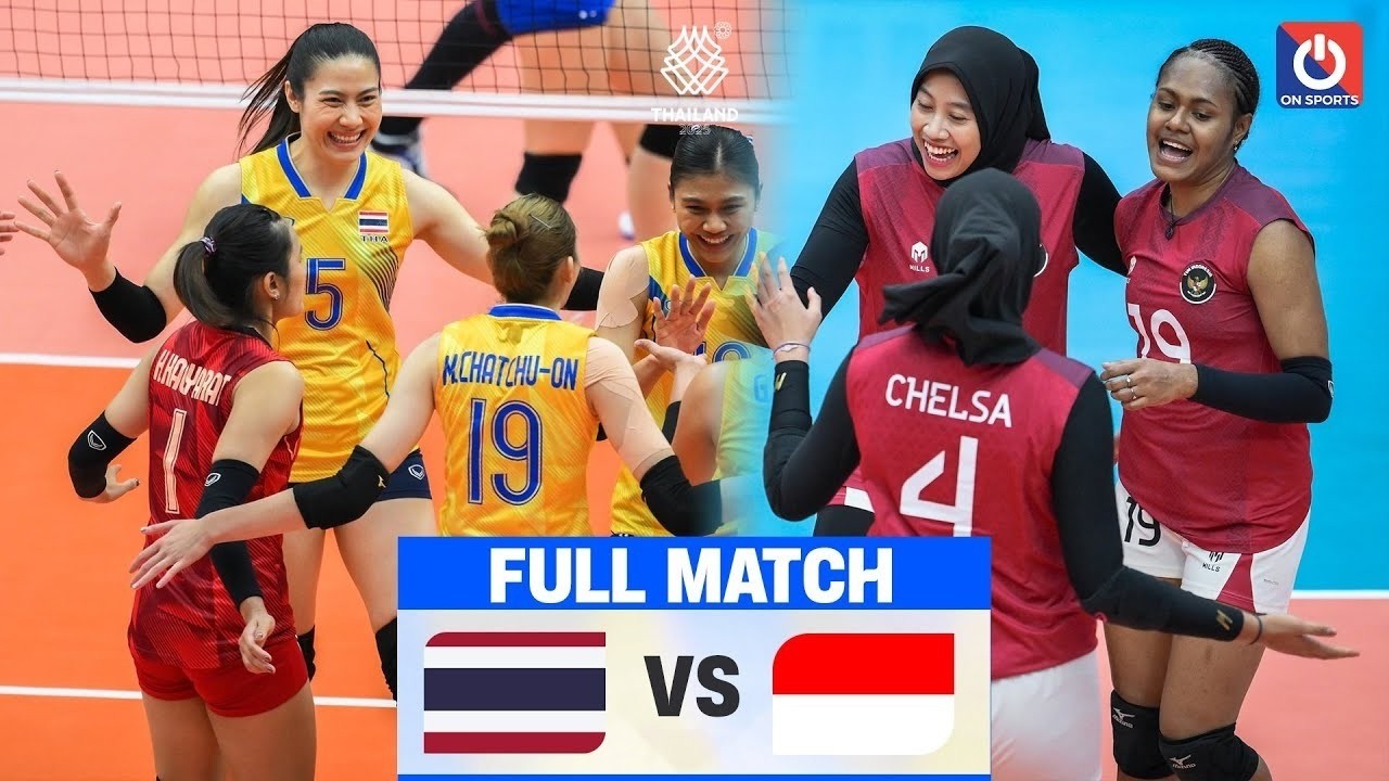 FULL HD | THAILAND vs. INDONESIA | Pimpichaya - Thatdao phô diễn đẳng cấp