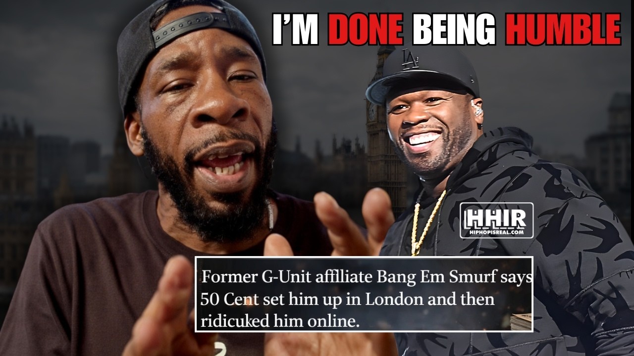 BANG EM SMURF: “50 CENT SET ME UP IN LONDON — THEN PLAYED ME ONLINE… NOW IT’S UP.”