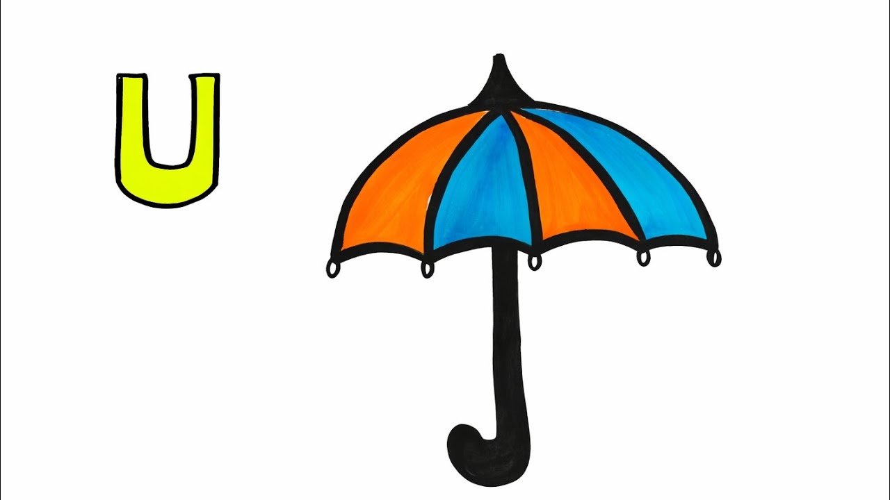 U — зонтик ☂️ | Алфавит от А до Я | Изучаем английские буквы для детей