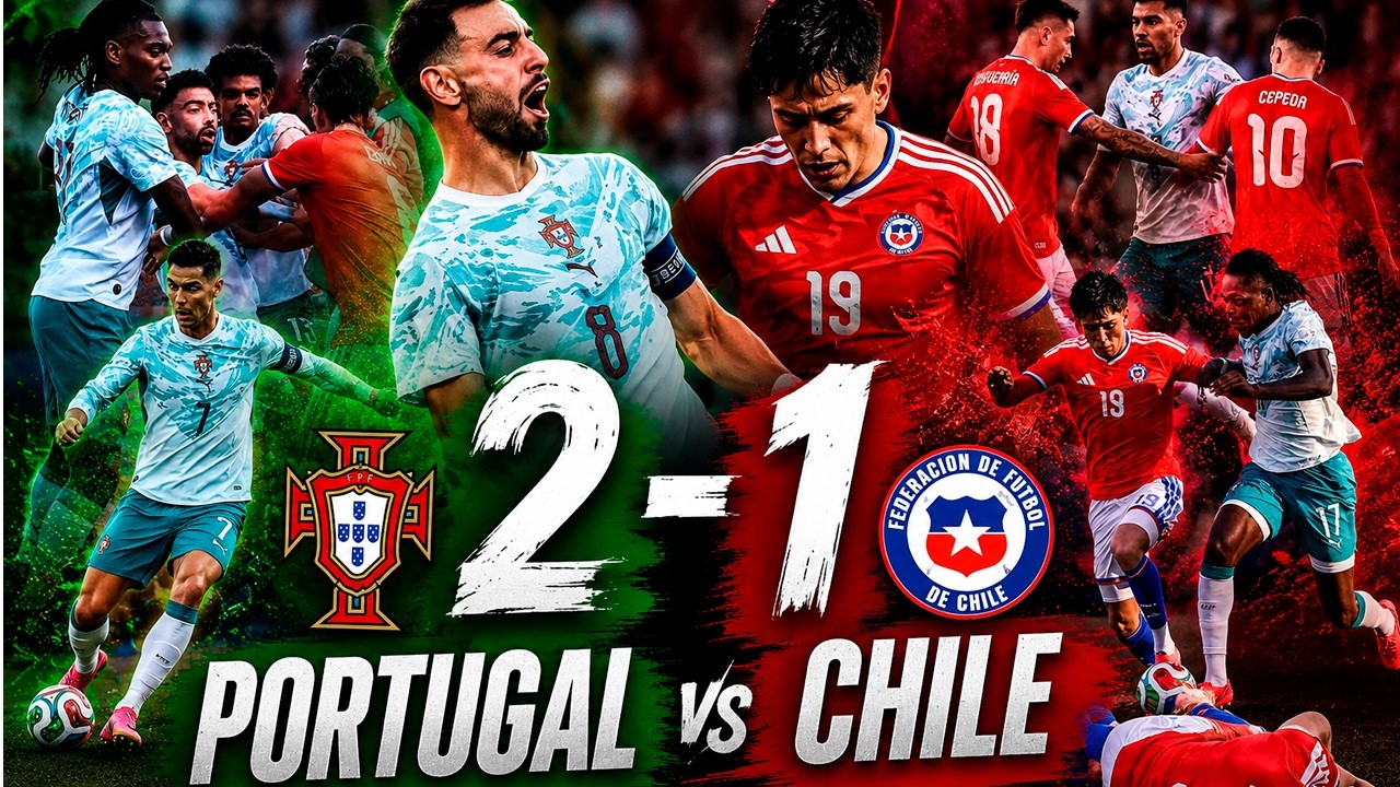 Today! Portugal 2 - Chile 1 (Full Highlights | Latin Commentary)