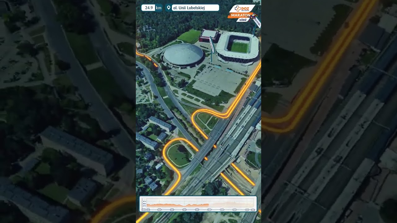 Trasa DOZ Łódź Maraton 2025