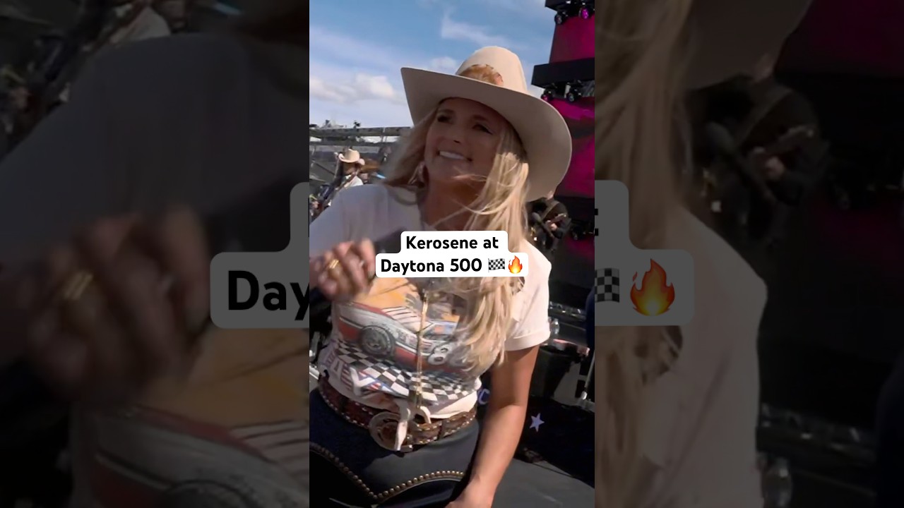 Yesterday at NASCAR Daytona 500! 🔥🏁🏎️ #countrymusic #mirandalambert #nascar #daytona500