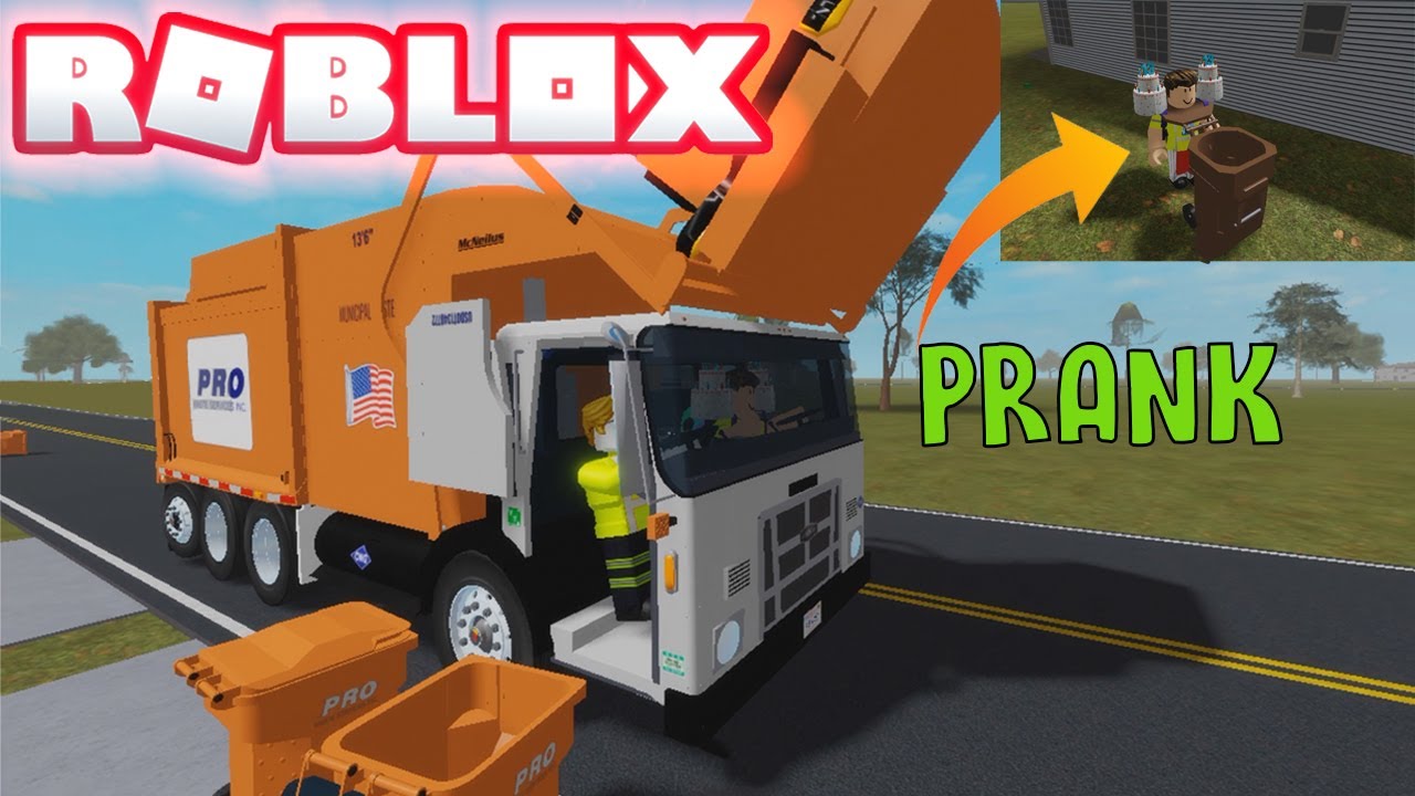 I worked with a crew at Pro Waste Services, and played Prank on driver. Roblox Garbage Truck Game.