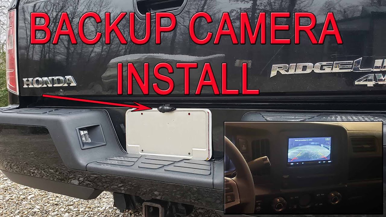 2006-2014 Honda Ridgeline Backup Camera Installation How To