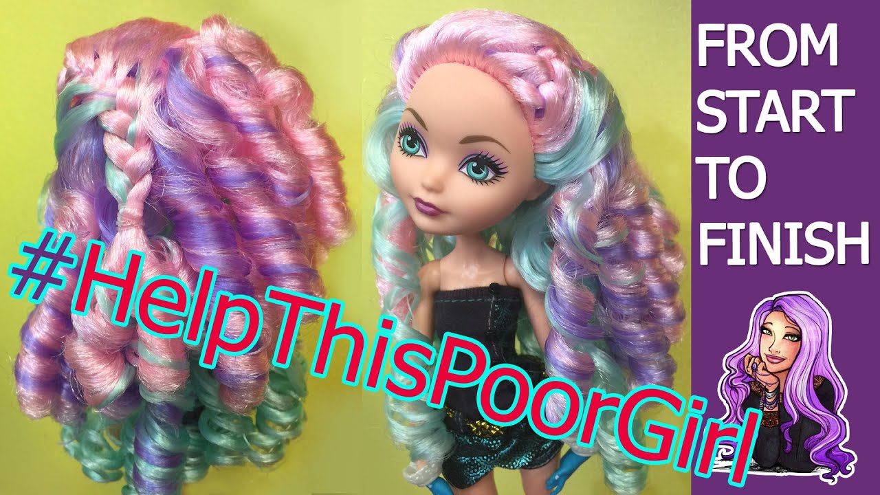 #HELPTHISPOORGIRL Madeline Hatter Transformation hair styling tutorial