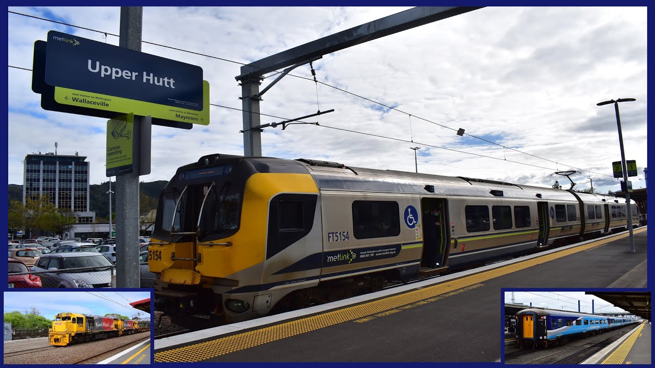 Busy Day on the Hutt Valley Line (ft. the Q4 shunt and Capital Connection) ~ 10/11/2022 (HD)