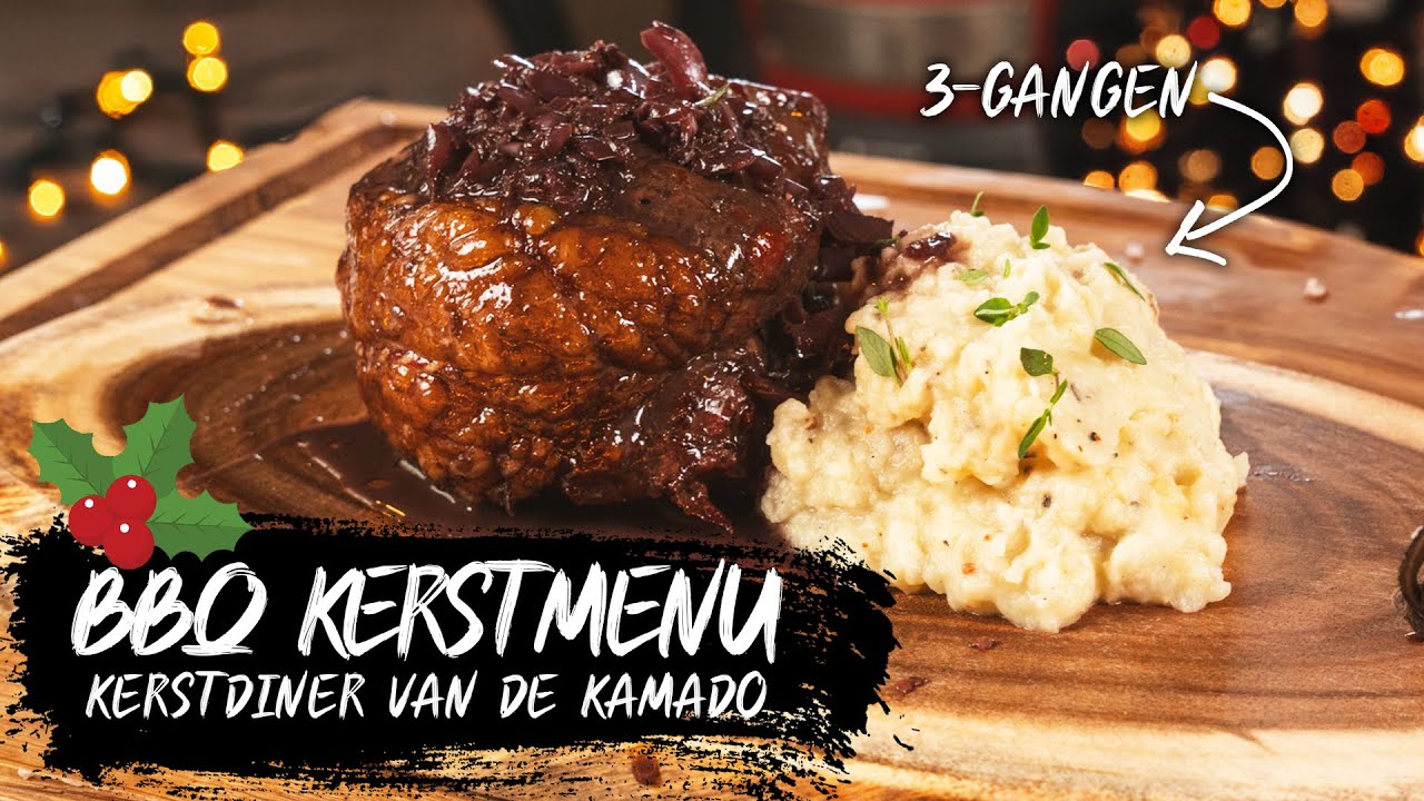 Zo maak je het ultieme BBQ KERSTMENU - 3 Gangen diner van de Kamado BBQ! 🔥🎄