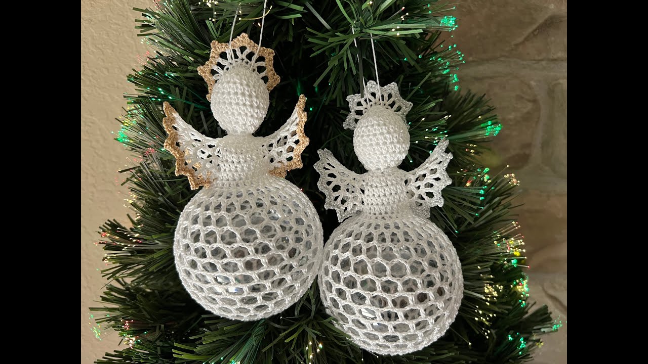 Christmas Angel Bauble - Crochet Tutorial
