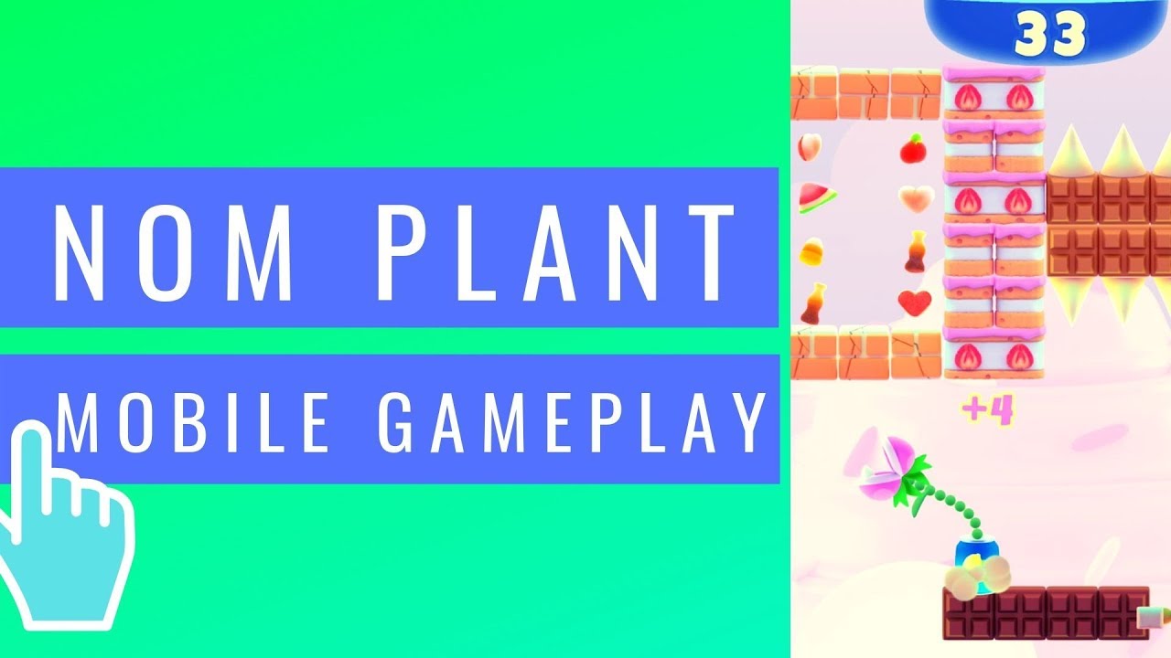 Nom Plant | iOS / Android Mobile Gameplay