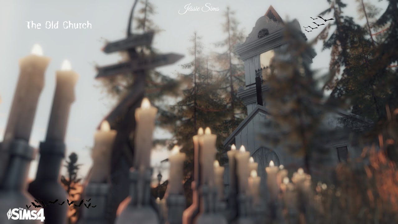 The Old Church 🎃👻 - The Sims 4 // CC SPEED BUILD