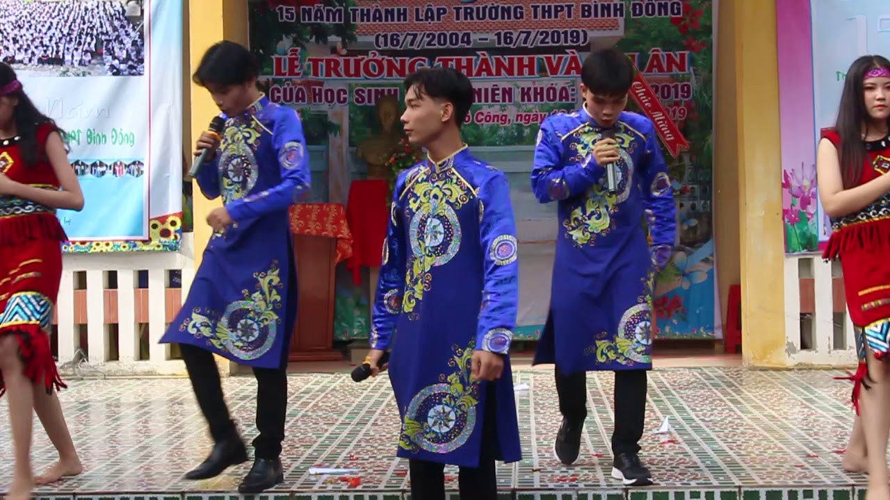Tiết mục văn nghệ kỷ niệm 15 năm thành lập trường THPT Bình Đông