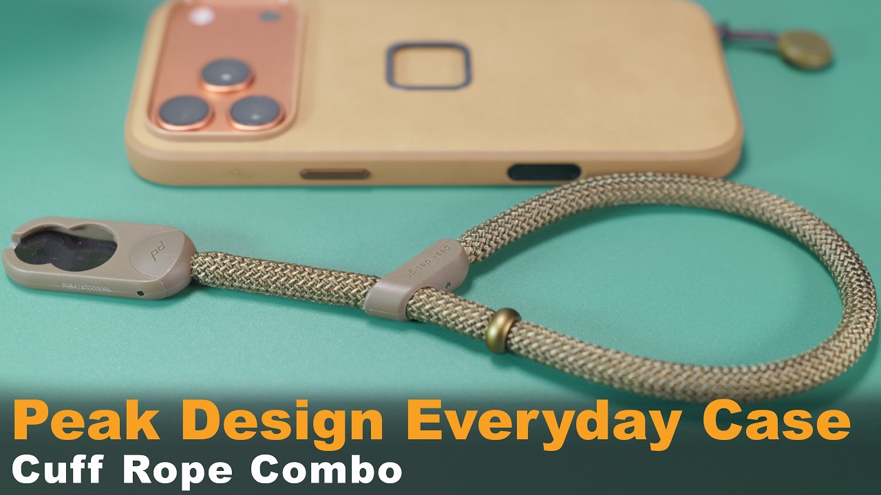 Peak Design Everyday Case and Wrist Cord for iPhone 17 Pro Max
