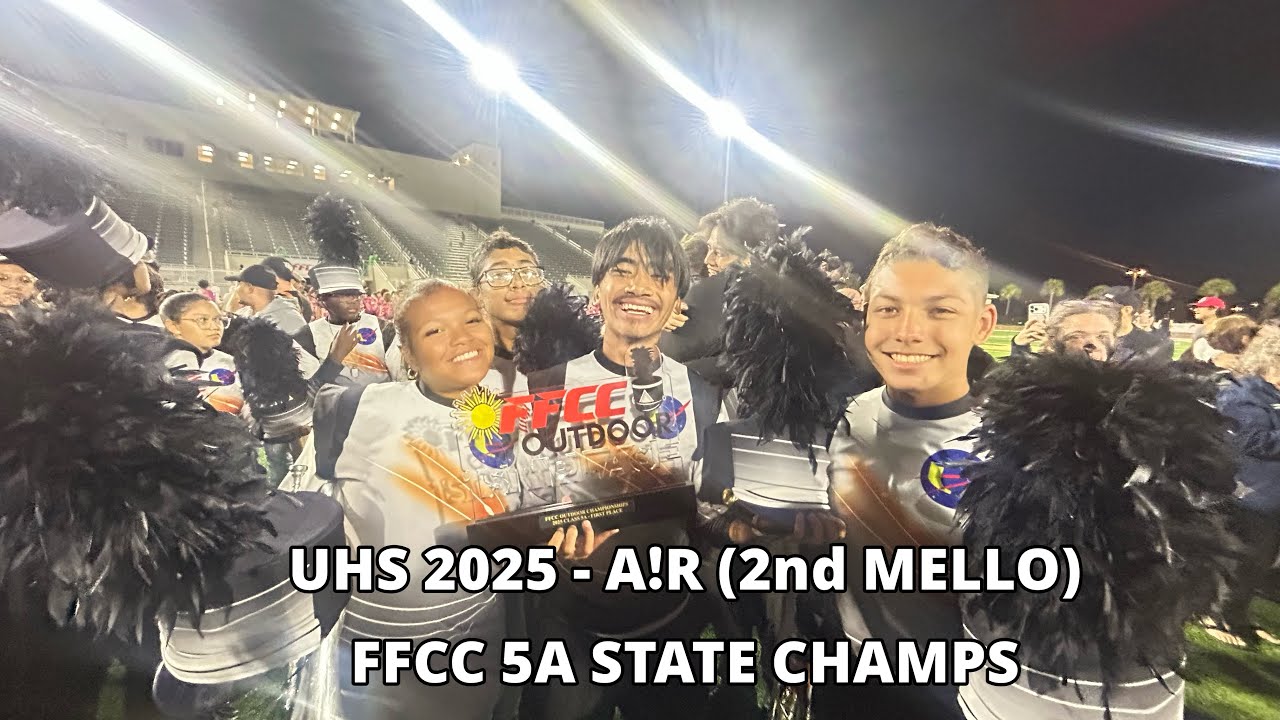 University High School Marching Band 2025 2nd Mello Cam - David Quach