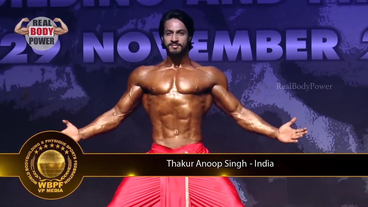 Thakur Anoop Singh Mr World Winning Performance Bodybuilding Men India, &brvbar; 7th WBPF World Ch Bangkok
