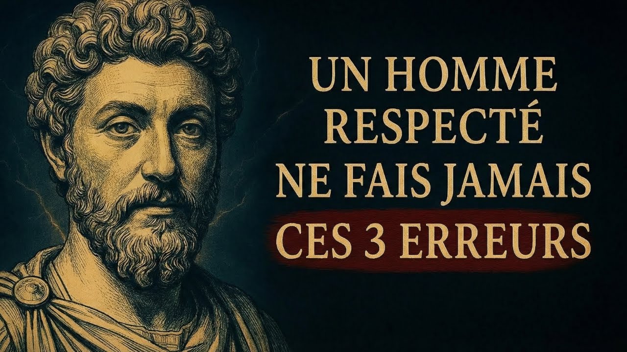 Un Homme Respecté ne fait JAMAIS ces 3 Erreurs !
