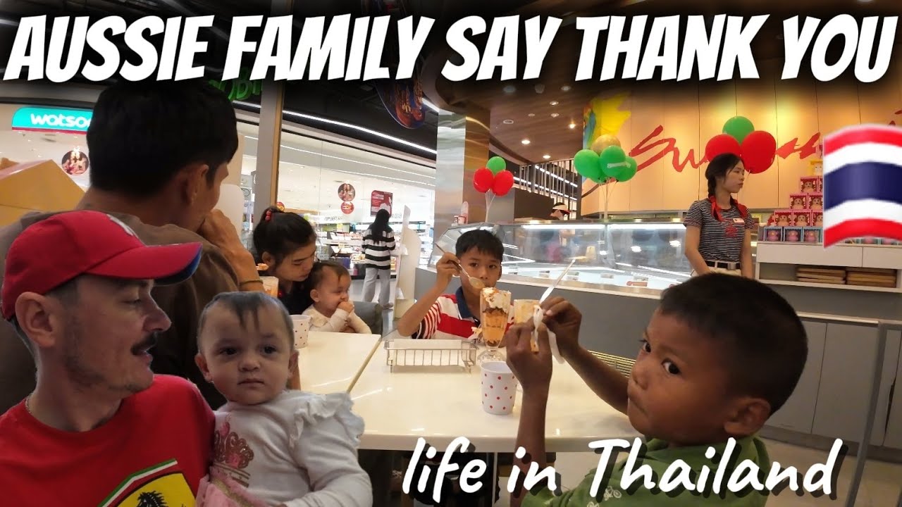 Grateful Aussie Family Says Thank You in Thailand!