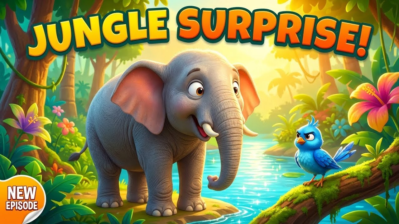 Small Bird Teaches a Big Lesson to an Elephant 🐘🐦 | Kids Cartoon