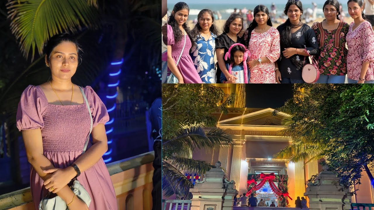 ഇന്ന് ഫുൾ കറക്കം പോണ്ടിച്ചേരി ബീച്ചിൽ തന്നെയാണേ 🥳🥰💫/Pondicherry beach