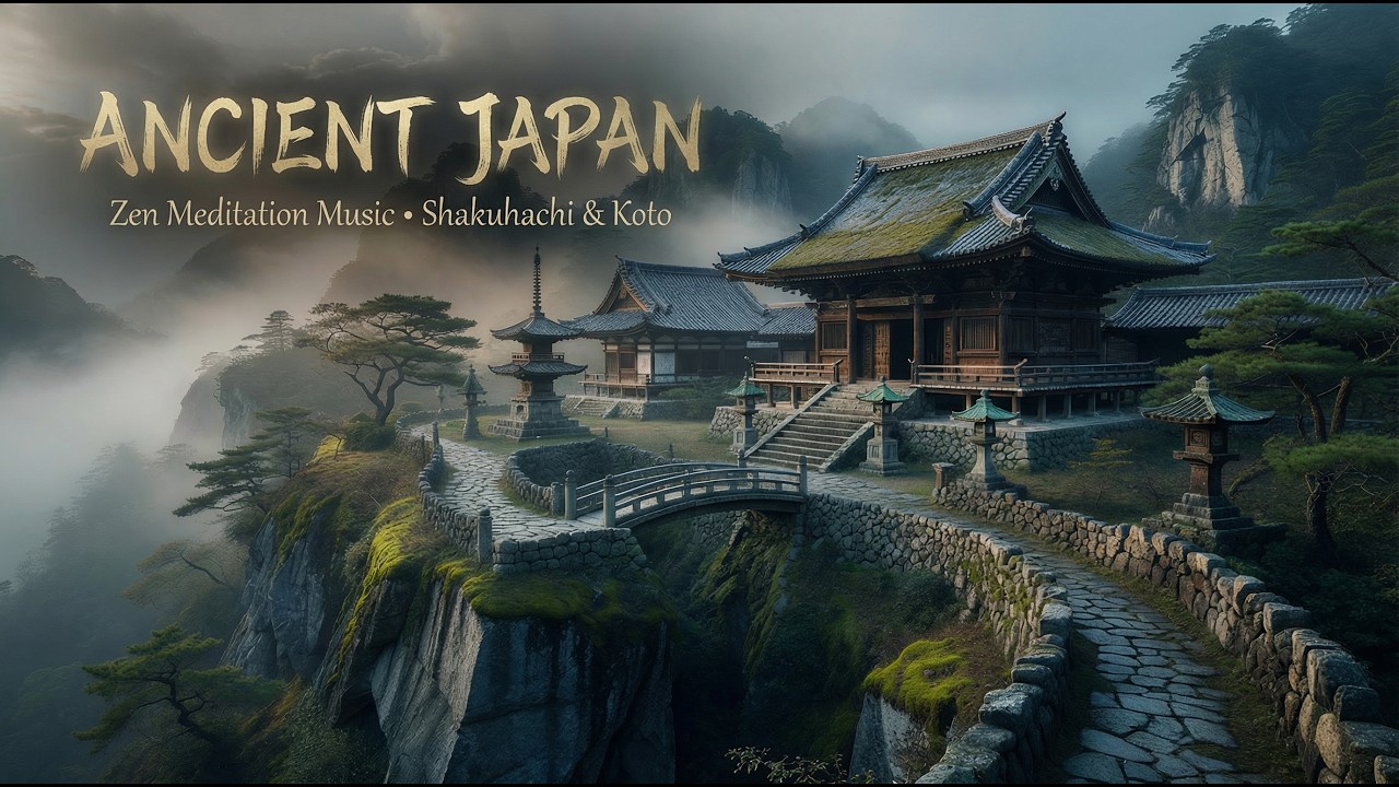 Ancient Japan Ambient 🎋 Deep Zen Meditation & Relaxation (Shakuhachi, Koto, Temple Bowls)