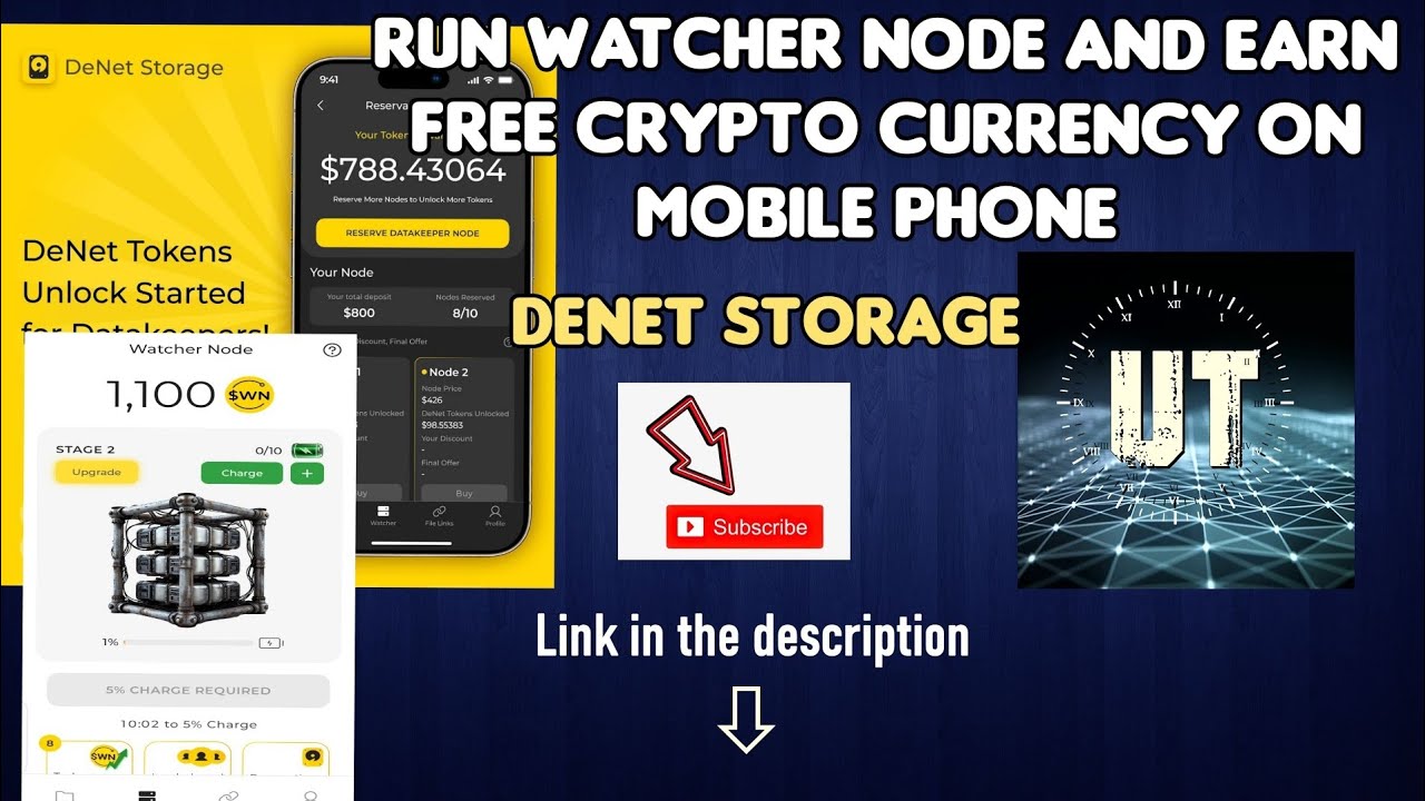 DeNet Storage | How to run watcher node on mobile phone and earn free crypto passively.