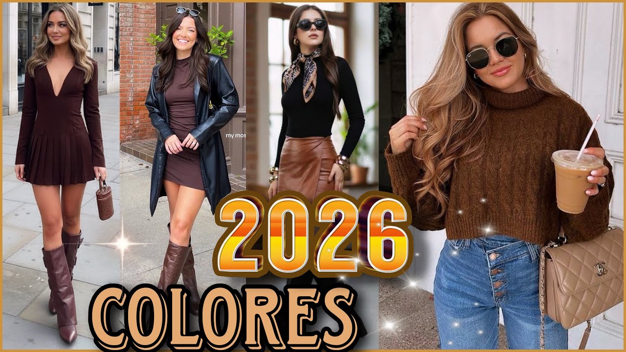 COLORES QUE SERÁN TENDENCIA ESTE 2026 | OUTFITS IDEAS MODA MUJER 2026 | FASHION OUTFITS IDEAS 2026 