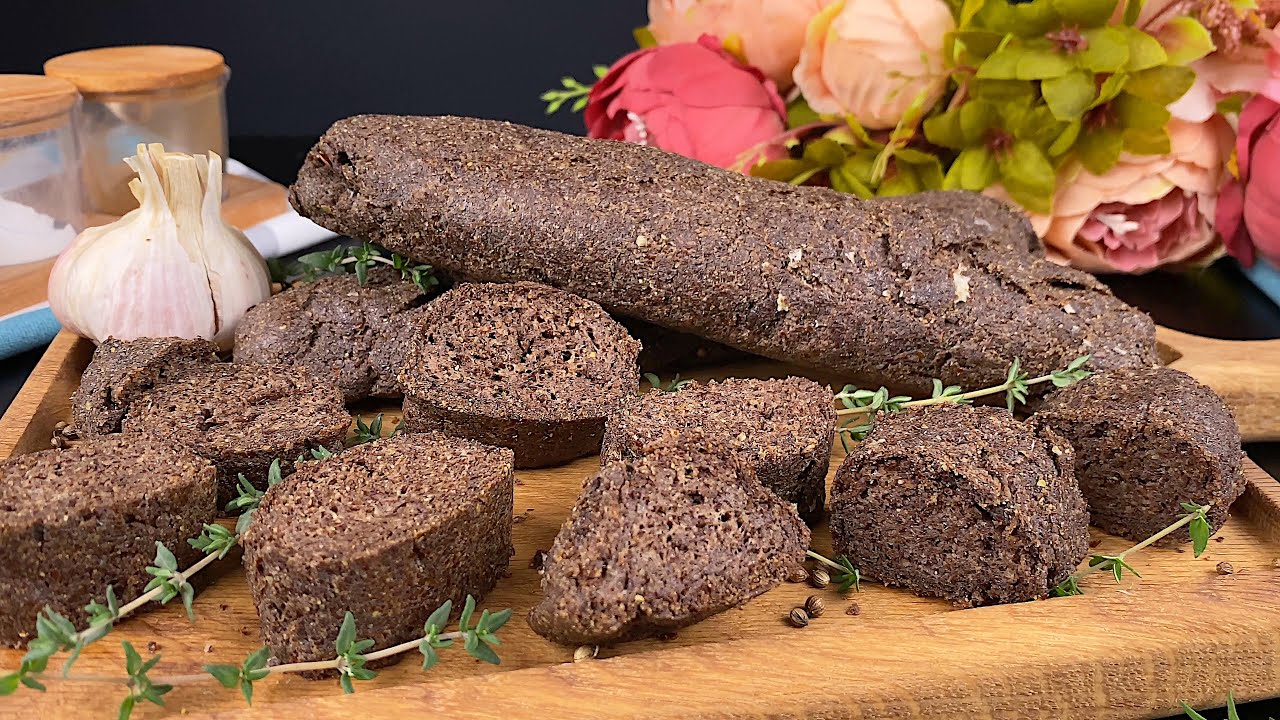 Dieses schwarze Flachsbrot hat mein Leben verändert! Minimale Kohlenhydrate! Keto, vegan, glutenfrei