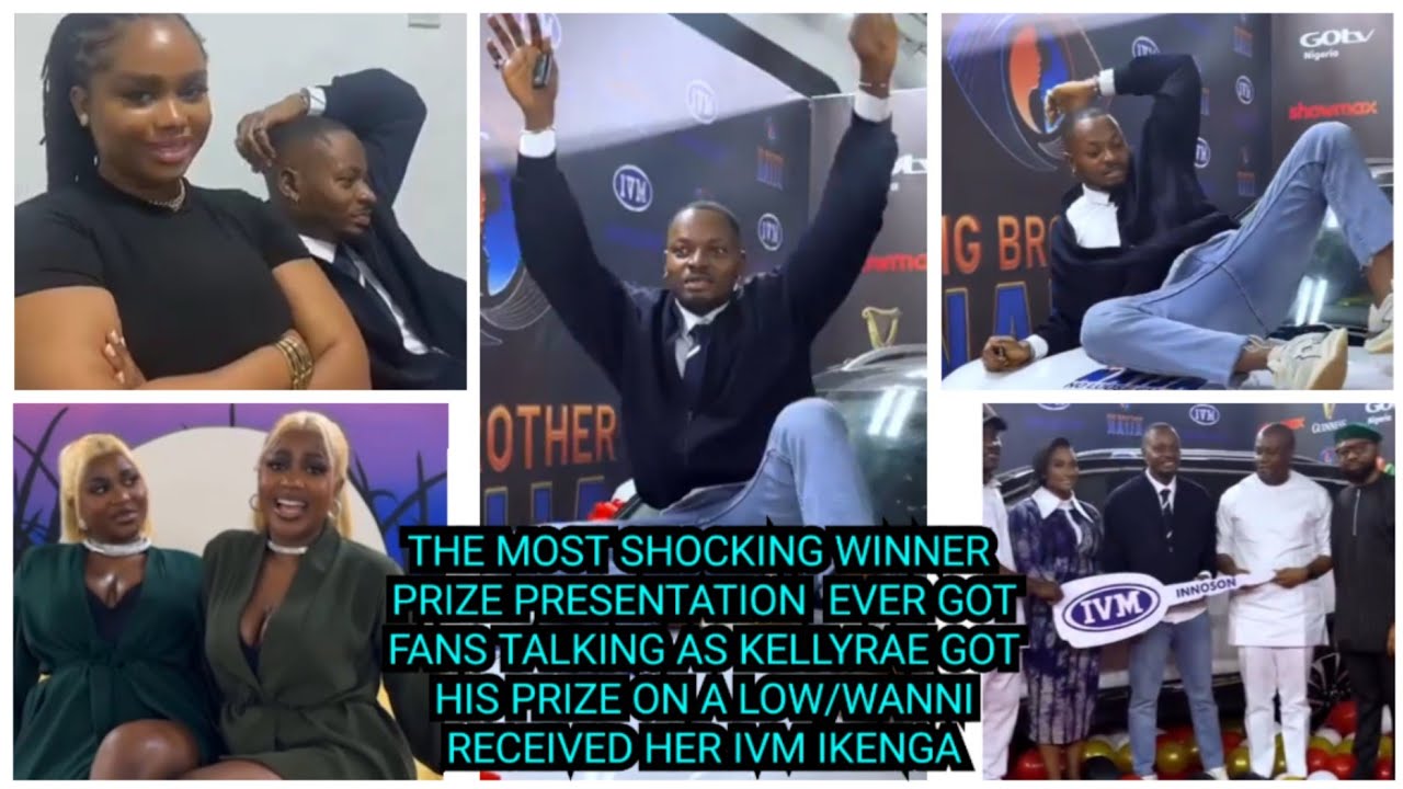 THE MOST SHOCKING WINNER PRIZE PRESENTATION  EVER AS KELLYRAE GOT HIS PRIZE ON A LOW