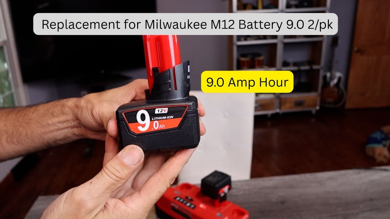 ⚡ Power Up Your Tools: M12 9.0Ah Replacement Batteries (2-Pack)