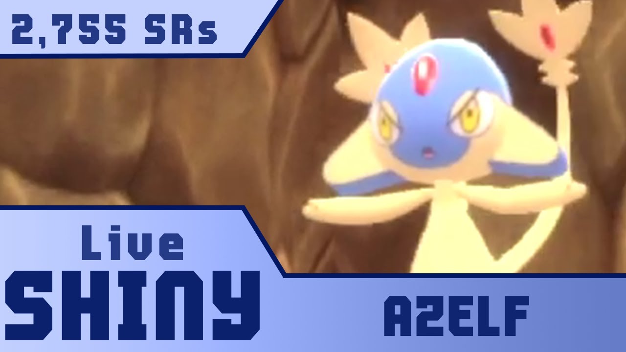 Live Shiny Azelf after 2,755 SRs! • Pokemon Brilliant Diamond