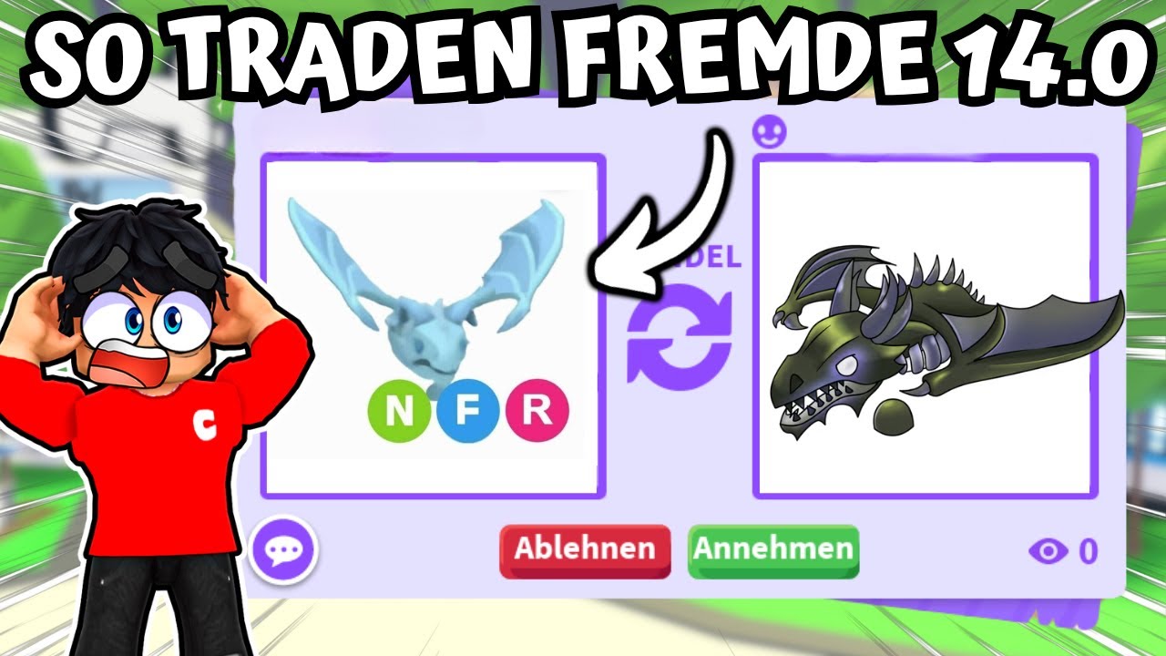WIR BEWERTEN TRADES VON FREMDEN in ADOPT ME! (Teil 14) So tradet ihr!? | Roblox Deutsch