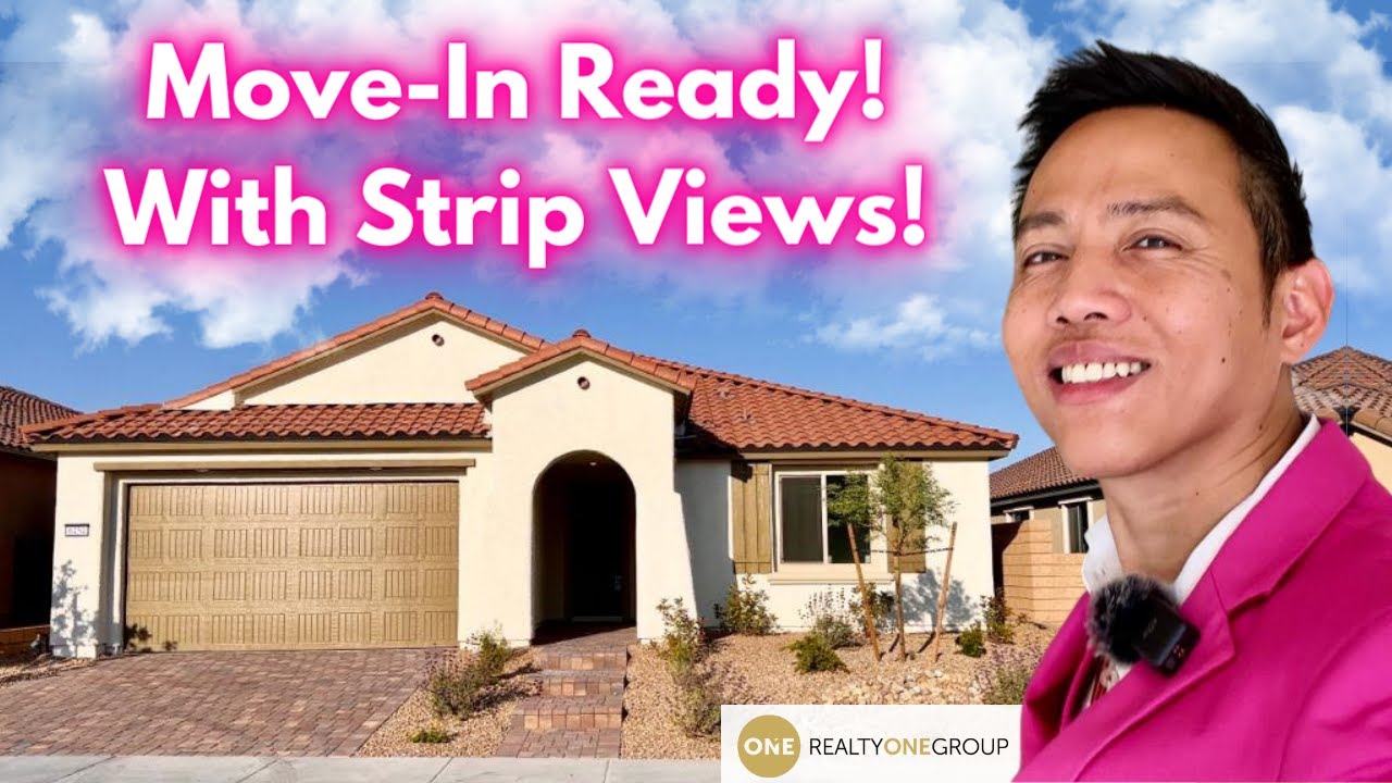 Brand New Las Vegas Single Story Home Strip View Move-in Ready