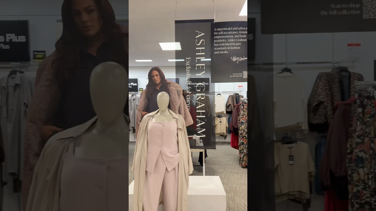 Dressing room try on! JCPenney Ashley Graham Collection #plussize