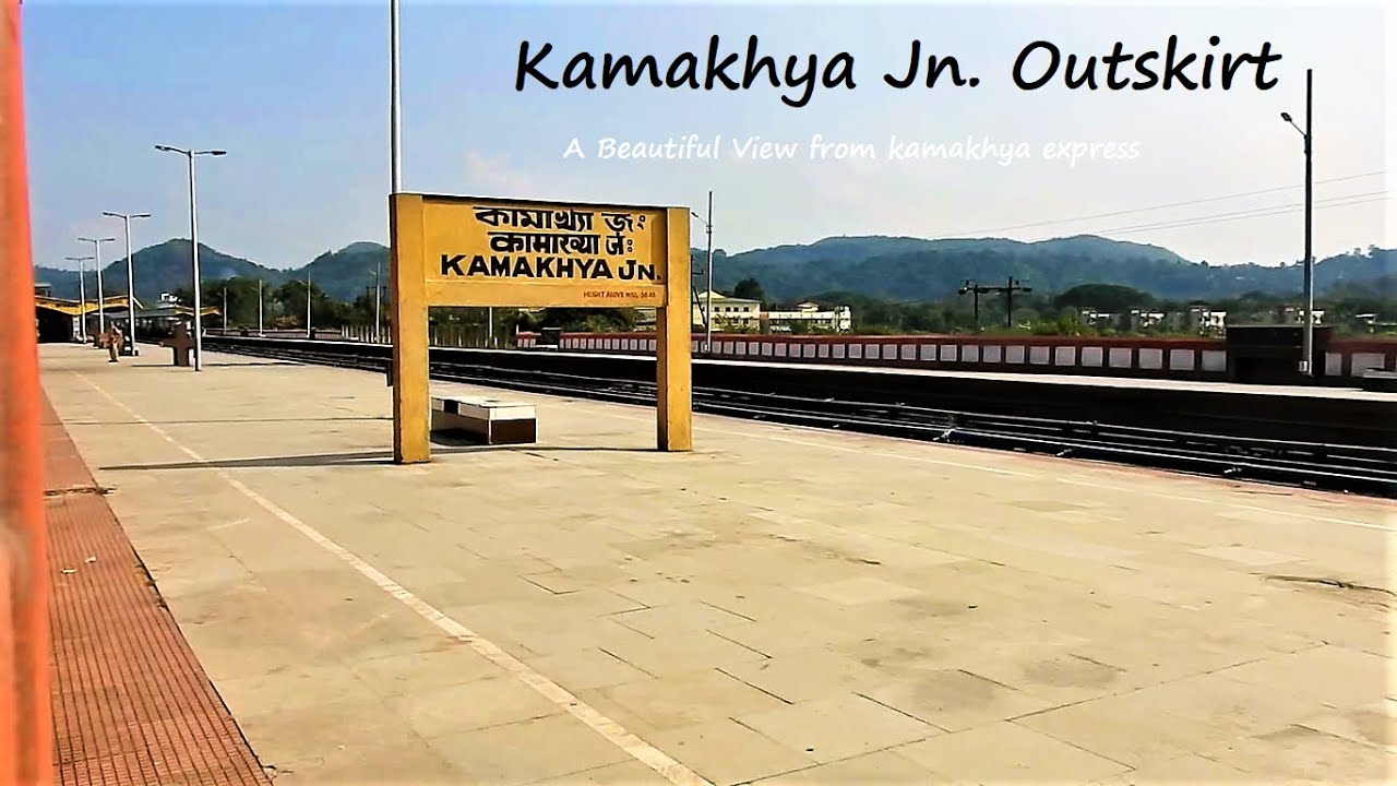 Kamakhya Express Entering Kamakhya Jn. Railway Station ,Indian Railway