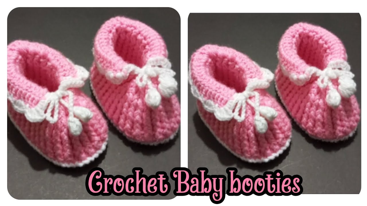 Super Easy 😍👌⚡ Crochet Baby Booties | Crochet Tutorial for beginners | Easy Crochet