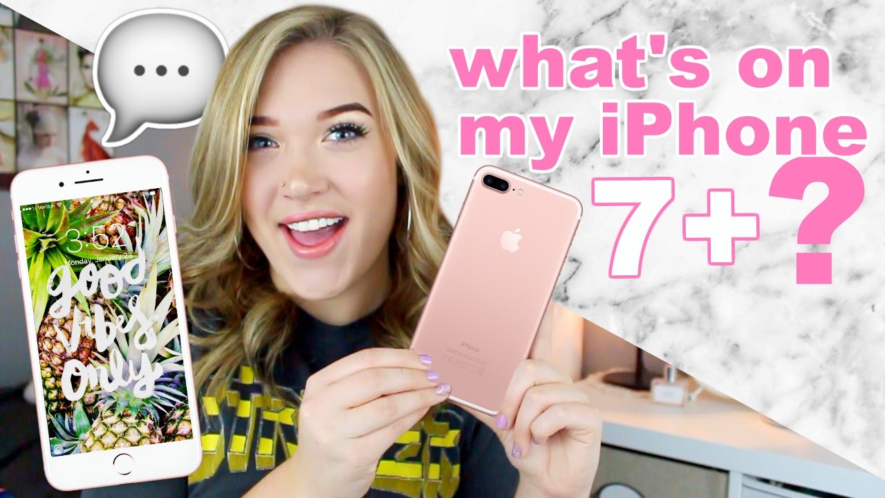 What's On My iPhone 7+ | Cicily Boone
