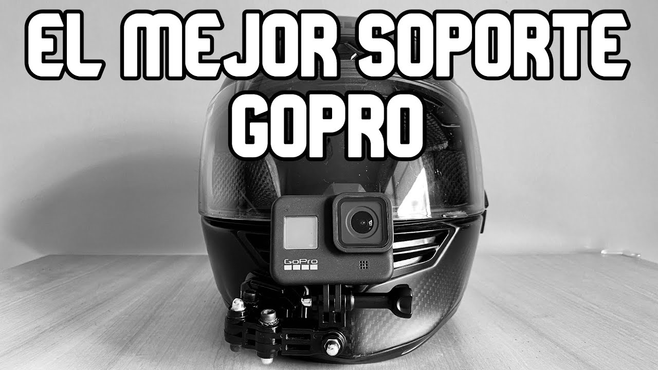 💥 EL MEJOR Soporte para instalar GOPRO en CASCO de MOTO