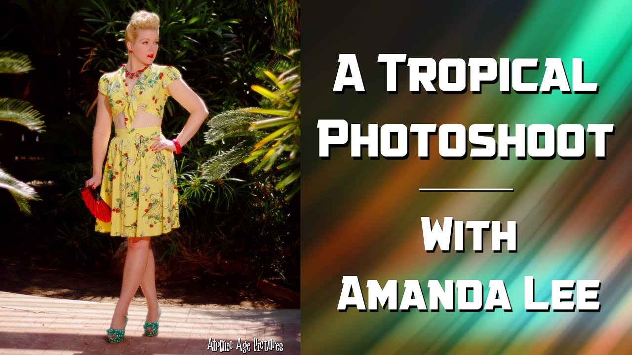 A Tropical Photo Shoot with Amanda Lee