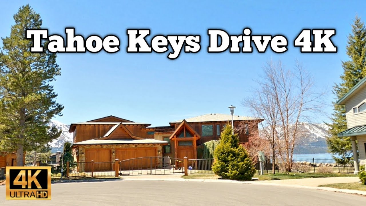 Tahoe Keys Drive Tour 4K | Lake Tahoe