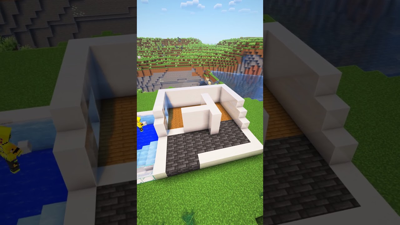 Casa moderna | Tutorial Minecraft #shorts
