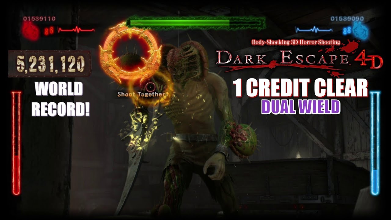 Dark Escape 4D Arcade - Dual Wield 1CC Full Playthrough